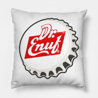 Vintage Dr Enuf Soda Bottlecap Pillow