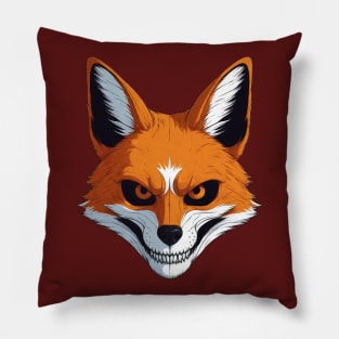 The Menacing Fox Pillow