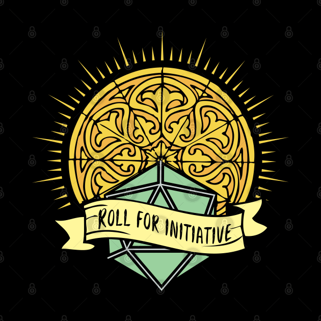 RPG Roll For Initiative Holy Dice Design by Shadowisper