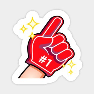 Foam finger | GG | number one | Big hand | Foam Finger #1 Magnet