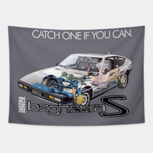 MATRA SIMCA BAGHEERA S - advert Tapestry