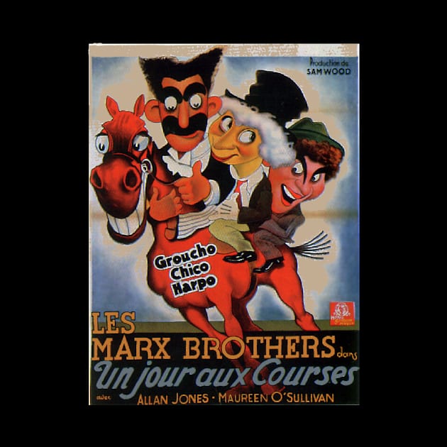 Marx Bros Classic Movie Poster by Scarebaby