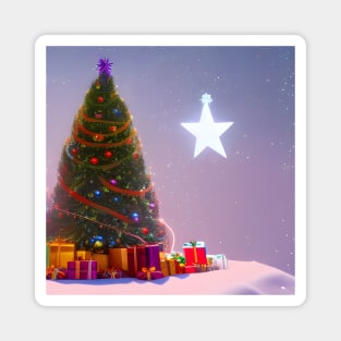 Christmas Tree and Star Magnet