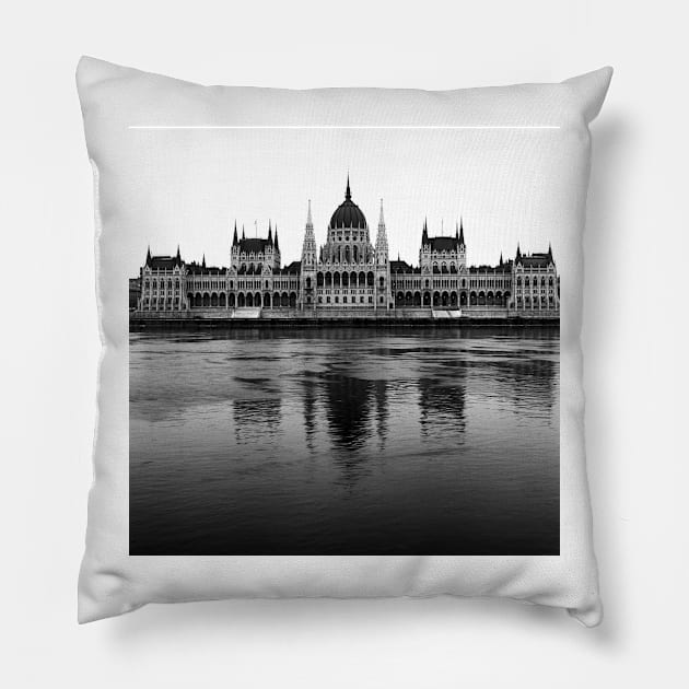 Parliament, Budapest Pillow by rodneyj46