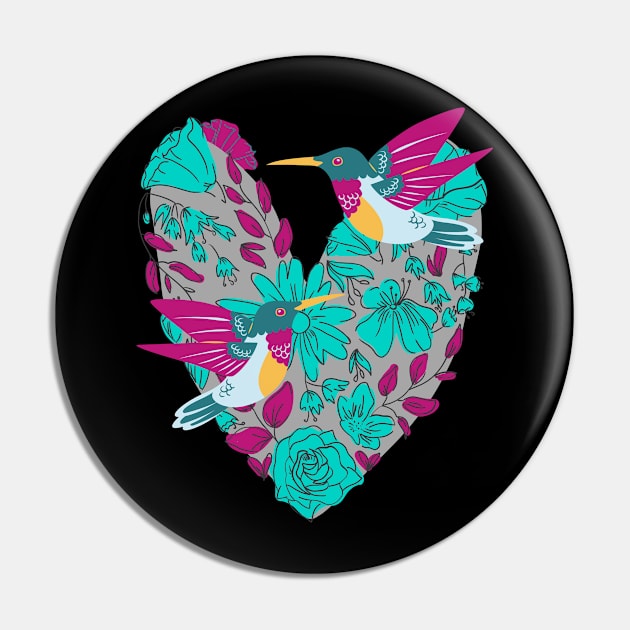 Flying Hummingbirds With Flowers Pin by Cute Pets Graphically