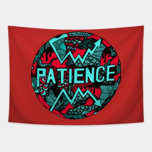 Turqred Circle of Patience Tapestry