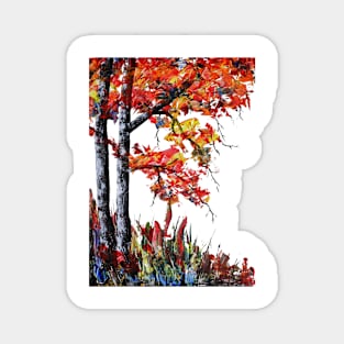 Autumn Leaves Magnet