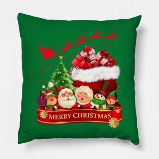 Cute Merry Christmas Pillow