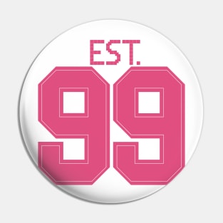 Est. 99 pink Pin