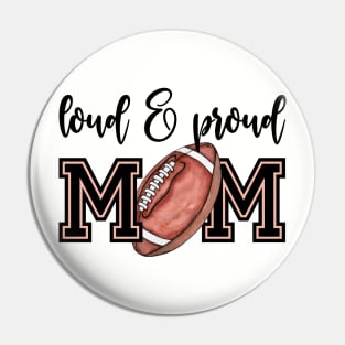 Football MOM Pin