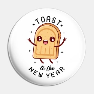 Toast To The New Year Pin