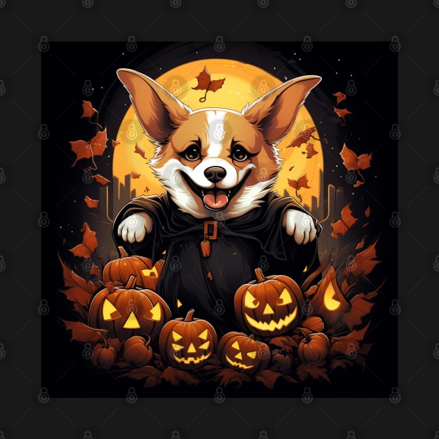 Vampire Gremlin Corgi by AtomicChonk