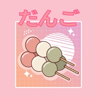 Funny Retro 90s Japanese Kawaii Dango T-Shirt