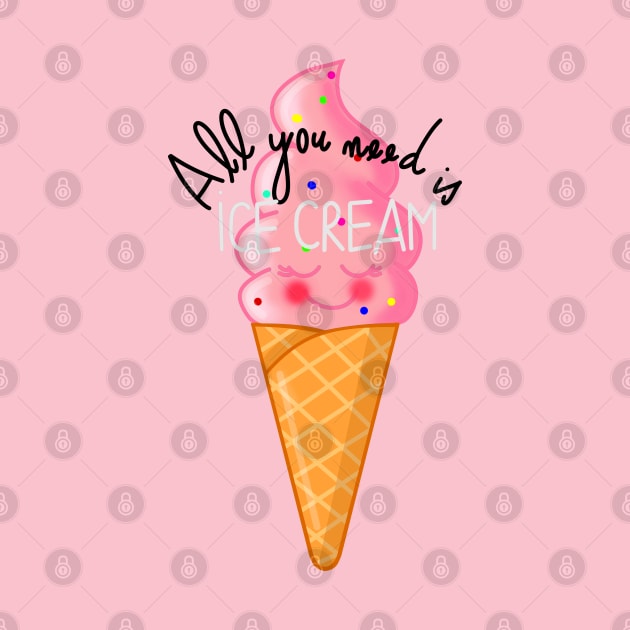 ICE CREAM CONE by MAYRAREINART