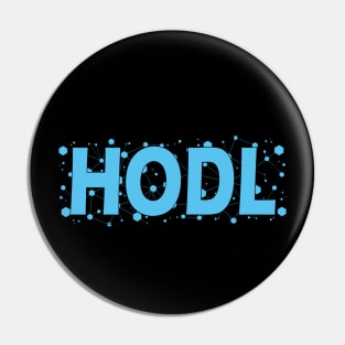 Crypto currency hodl Pin