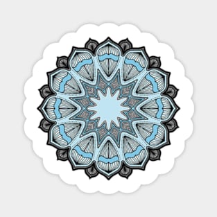 Baby Blue Mandala Magnet