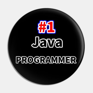 Number one Java programmer Pin