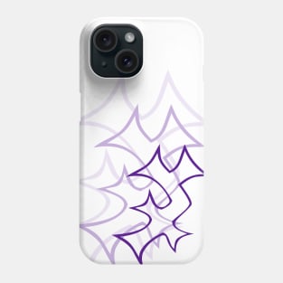 Purple Enochian Symbol "A" (for light backgrounds) Phone Case