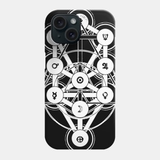 Sacred Geometry Gnostic Rosicrucian Tree of Life Kabalah Alchemy Phone Case