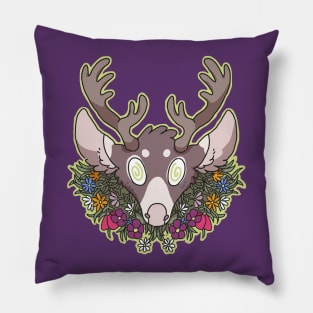 Deer Head Pillow