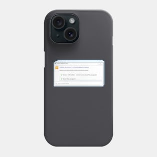 Ai Error program problem Phone Case