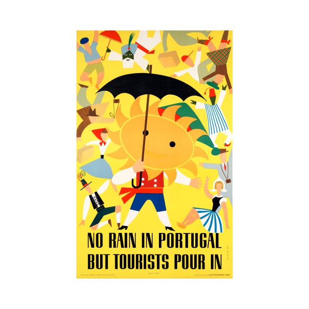 Vintage Travel Poster Portugal by vintagetreasure