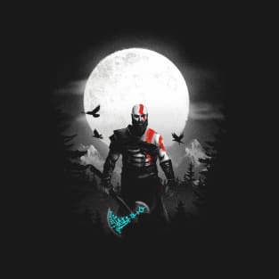 Mountain God of War - Epic Video Game - Kratos Hero T-Shirt