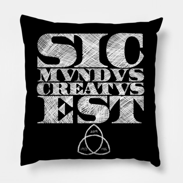 Sic Mundus Pillow by absolemstudio