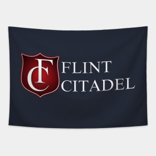 Flint Citadel Apparel (White Lettering) Tapestry