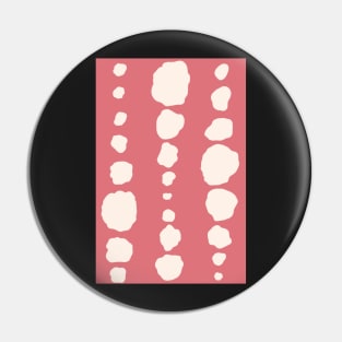 Modern abstract organic polka dots in watermelon piink Pin