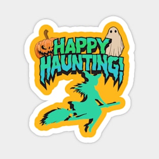 Happy Haunting Halloween Magnet