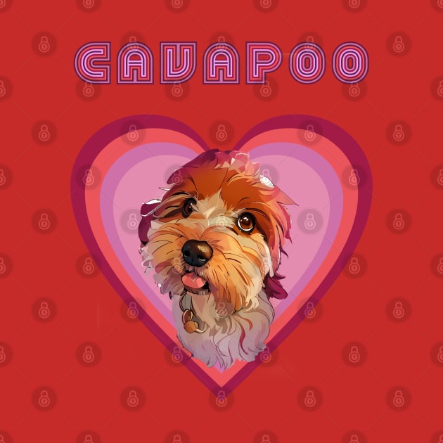 Cavapoo love (plum) by Bassivus