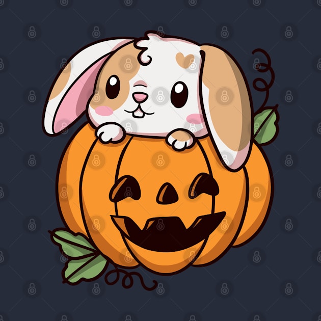 Halloween bunny by Jurassic Ink