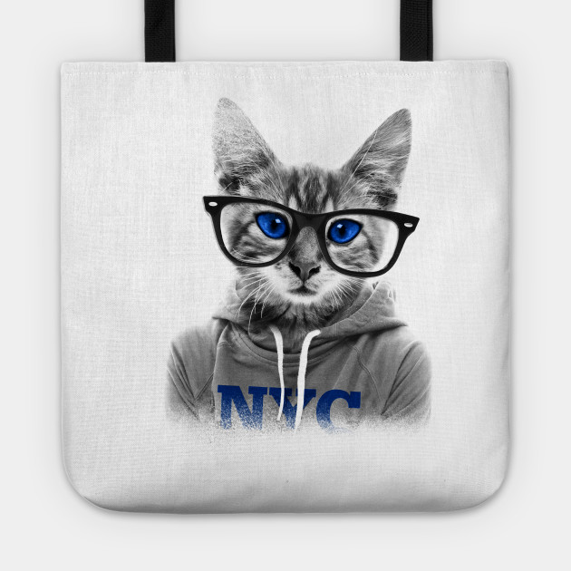 nyc cat cats tote teepublic