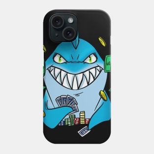 Shark Poker Player Funny Poker Gift Phone Case