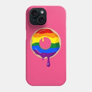 Gay Pride Donut Phone Case