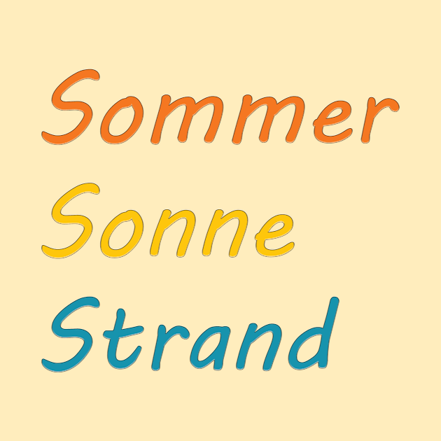 Sommer, Sonne, Strand by PandLCreations