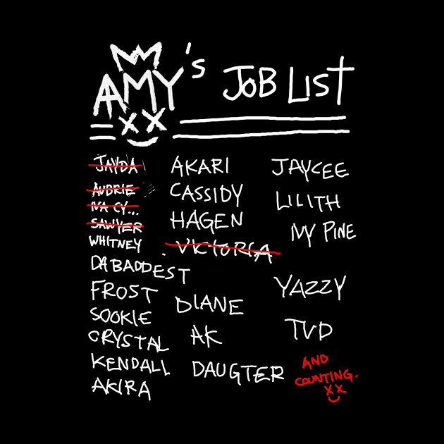 BAD AMY ''JOB LIST'' by KVLI3N