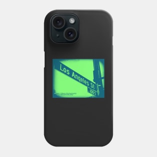 Los Angeles Street, Los Angeles, California by Mistah Wilson Phone Case