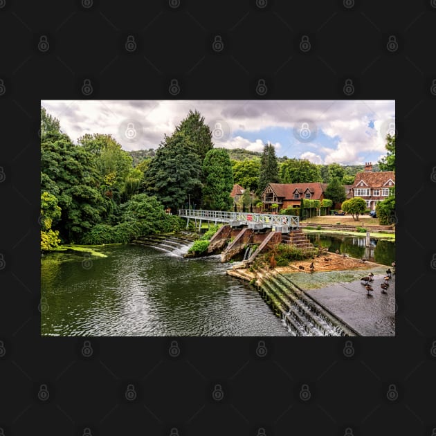 Streatley on Thames Weir by IanWL