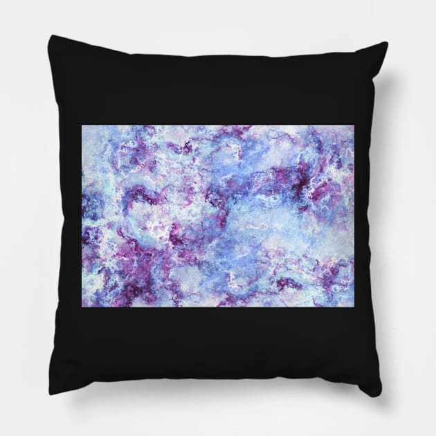 Violet foam Pillow by krinichnaya