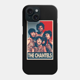 Nostalgic Notes Chantel Band T-Shirts, Wear the Melody of Doo-Wop Royalty with Grace Phone Case