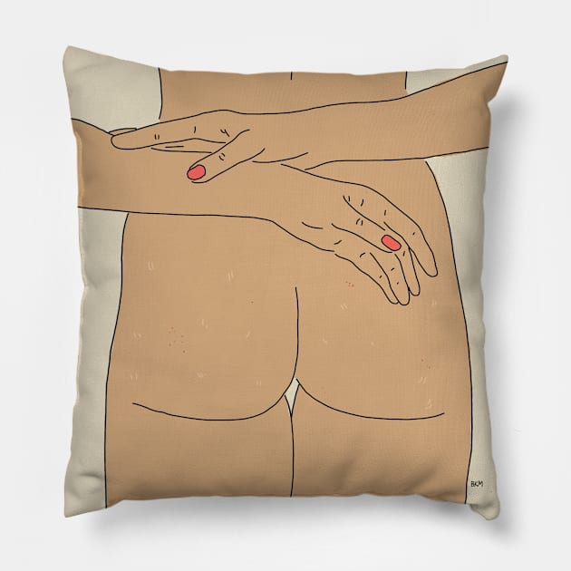 Cute Butt Pillow by HandsomeGirlDesigns