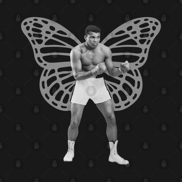 Muhammad Ali - Float Like a Butterfly by Barn Shirt USA