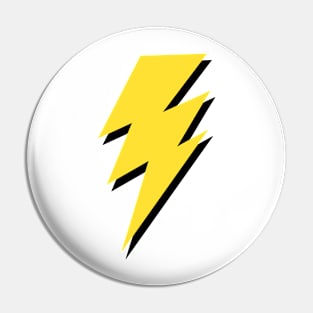 Yellow, Triple, Lightning Bolt Pin