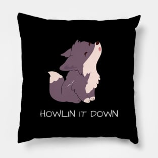 Howlin Baby Wolf Pillow