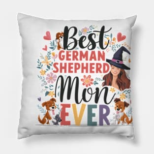 Best German Shepherd Mom Ever Funny Pet Dog Pillow