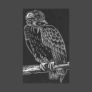 California Condor Linocut Print T-Shirt