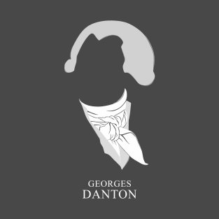 Georges Danton - Minimalist Portrait T-Shirt