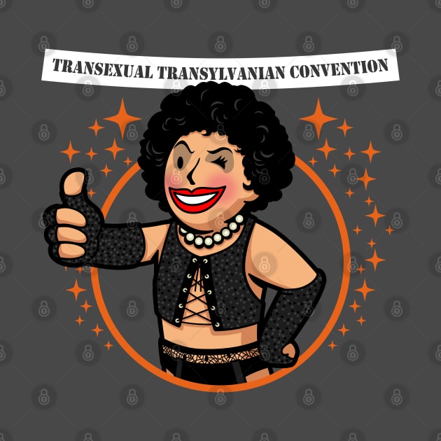 Cult Classic Movie Transvestite LGBTQ Cartoon by BoggsNicolas